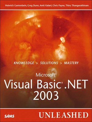 cover image of Microsoft Visual Basic .NET 2003 Unleashed